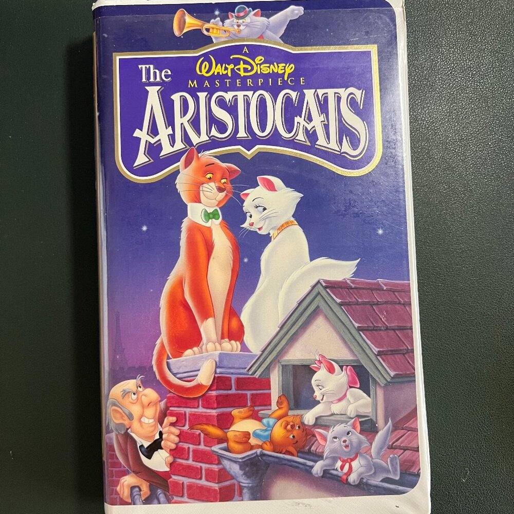 A Walt Disney Masterpiece VHS – The Aristocats – #2529-1 First Pressing